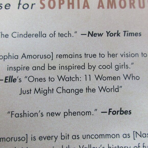 Girlboss Illustrated Book (Paperback, 2015) by Sophia Amoruso CEO‎ Of Nasty Gal - Picture 4 of 8